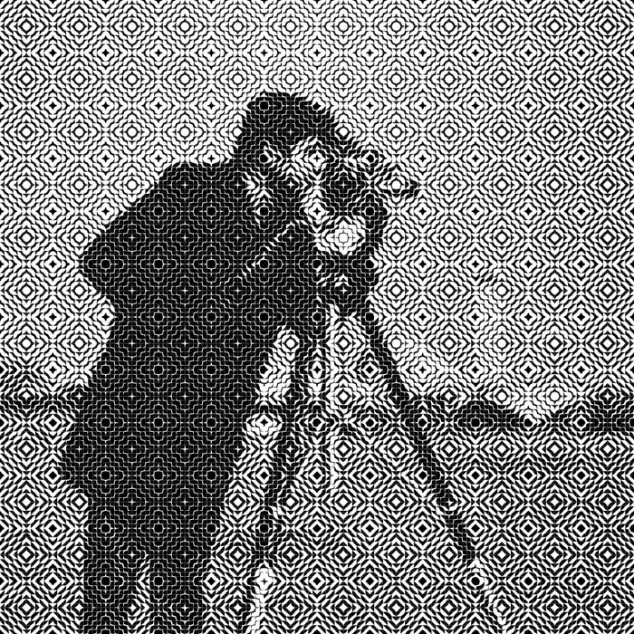 Truchet tiling of the cameraman photograph